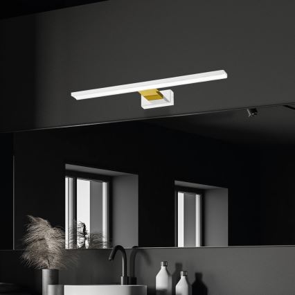 LED badrum spegelbelysning  SHINE LED/13,8W/230V IP44 vit /gold