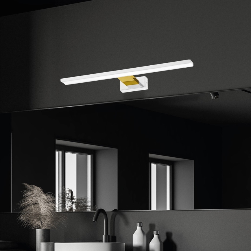 LED badrum spegelbelysning  SHINE LED/13,8W/230V IP44 vit /gold