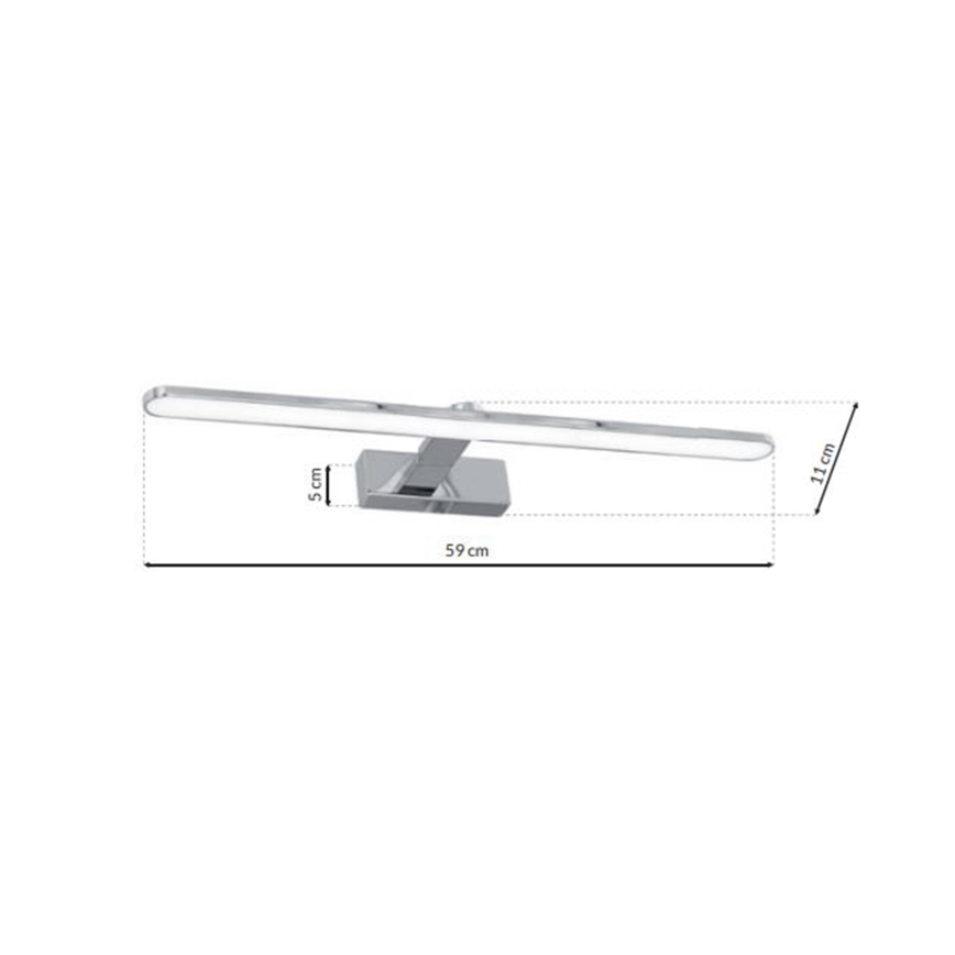 LED Badrum spegelbelysning SPLASH LED/12W/230V IP44