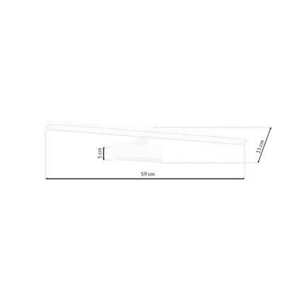 LED Badrum spegelbelysning SPLASH LED/12W/230V IP44