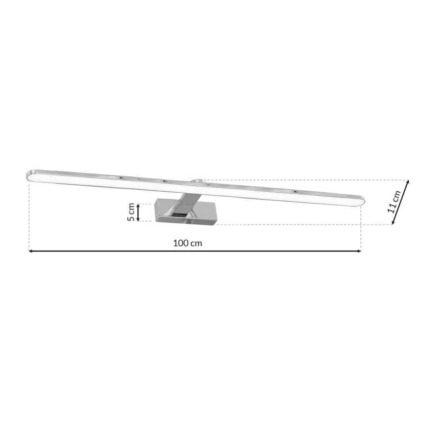 LED Badrum Väggbelysning SPLASH 1×LED/21W/230V