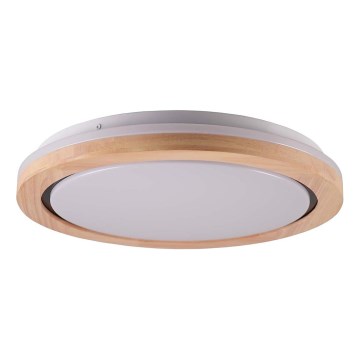 LED badrumsarmatur i ek — taklampa, 24 W, 230 V, Ø 39 cm, IP44