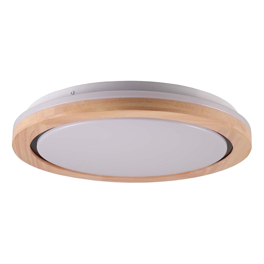 LED badrumsarmatur i ek — taklampa, 24 W, 230 V, Ø 39 cm, IP44