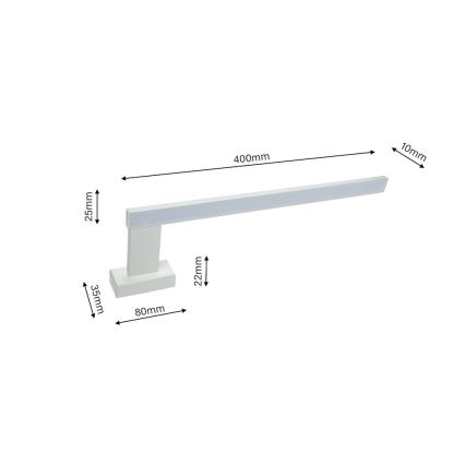 LED Badrumsbelysning vägg SHINE 1xLED/11W/230V IP44