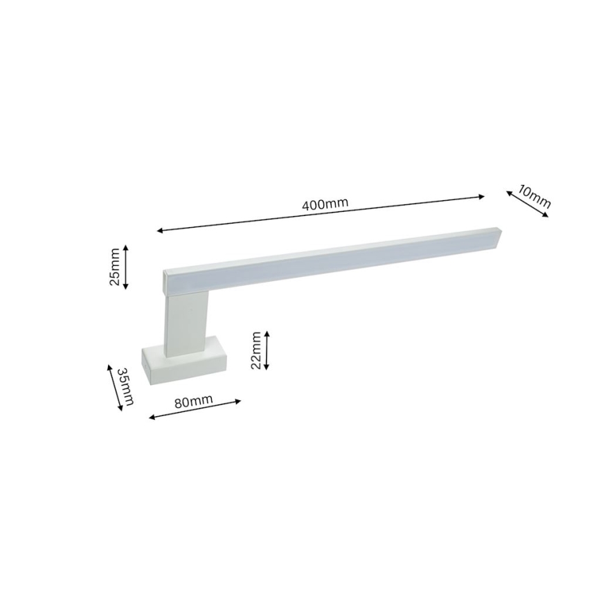 LED Badrumsbelysning vägg SHINE 1xLED/11W/230V IP44