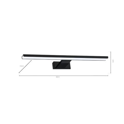LED Badrumsbelysning vägg SHINE 1xLED/13,8W/230V IP44