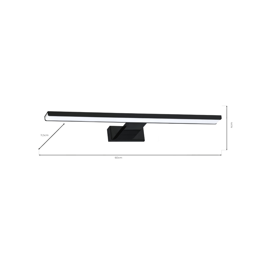 LED Badrumsbelysning vägg SHINE 1xLED/13,8W/230V IP44