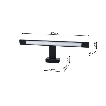 LED Badrumsbelysning vägg SHINE 1xLED/7W/230V IP44
