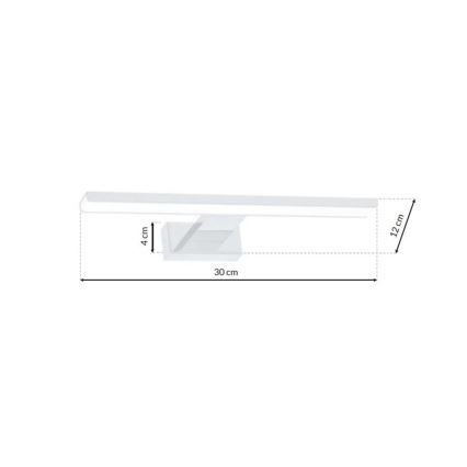 LED Badrumsbelysning vägg SHINE 1xLED/7W/230V IP44