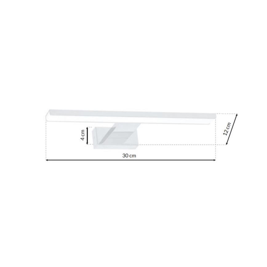 LED Badrumsbelysning vägg SHINE 1xLED/7W/230V IP44