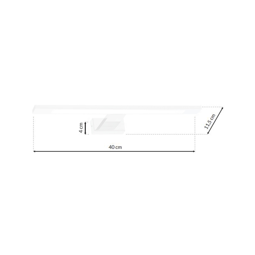 LED Badrumsbelysning vägg SHINE 1xLED/7W/230V IP44