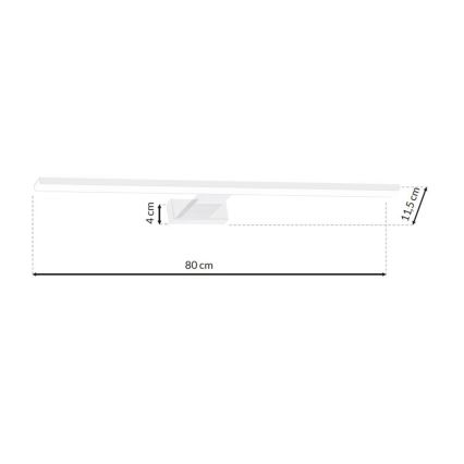 LED Badrumsbelysning vägg SHINE Vit LED/15W/230V IP44