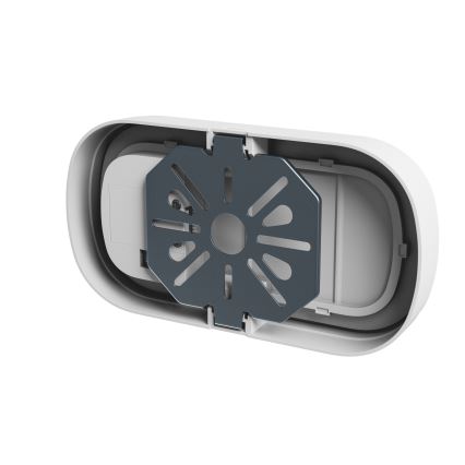 LED Vägglampa för badrum PASTILO LED/10W/230V 2700/4000/6000K IK10 IP54 vit oval