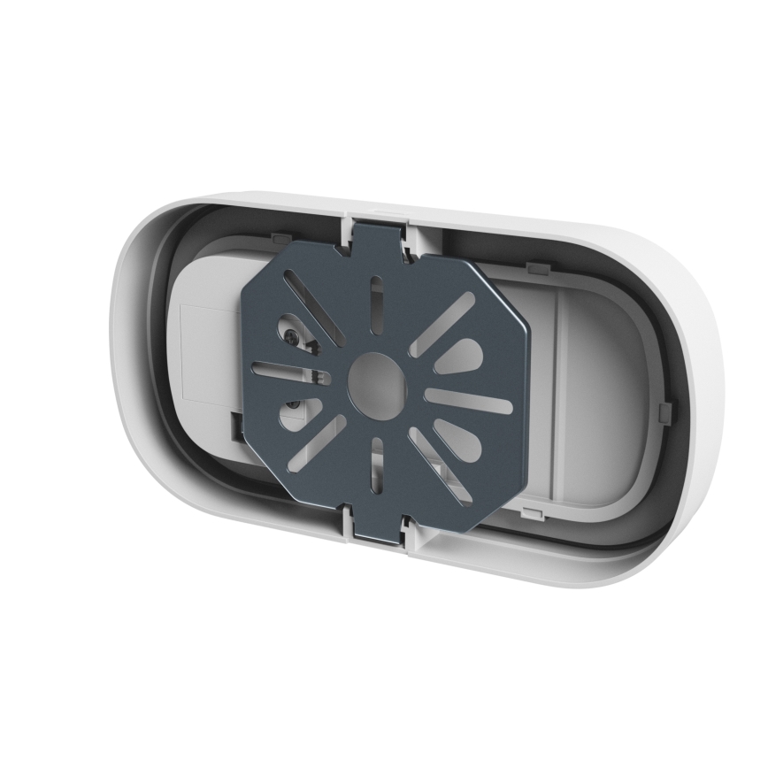 LED Vägglampa för badrum PASTILO LED/10W/230V 2700/4000/6000K IK10 IP54 vit oval