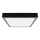 LED Badrumsplafond LED/30W/230V 4000K IP44 42x42 cm svart