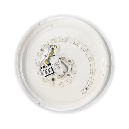 LED badrumsplafond MAYA 15 W 230 V Ø 33 cm IP44 blank krom