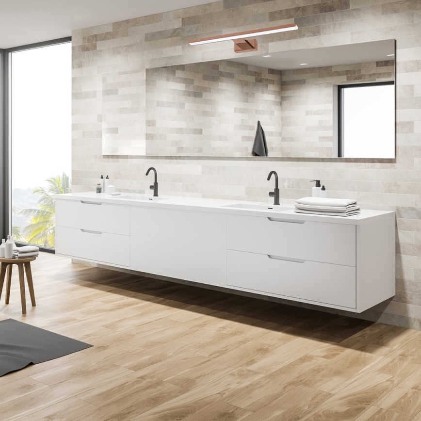 LED-badrumsspegelbelysning SHINE LED/13,8W/230V 60 cm IP44 roséguld