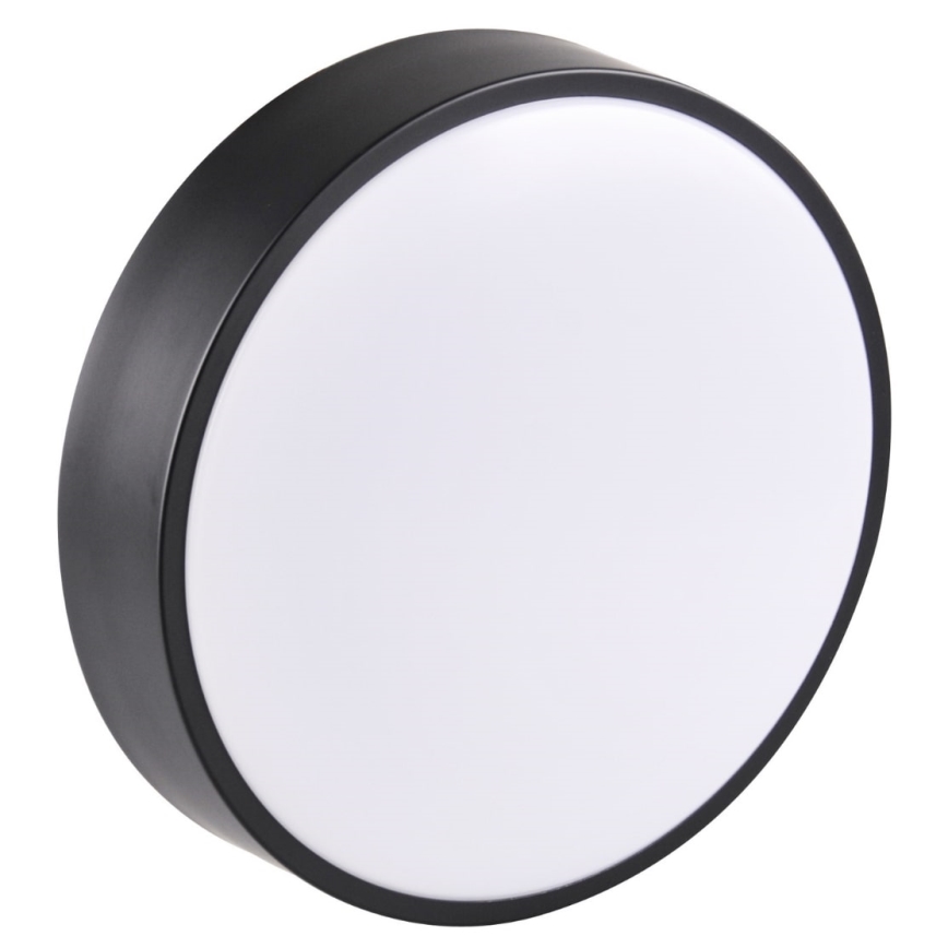 LED badrumstakbelysning  RENE LED/15W/230V IP44 svart