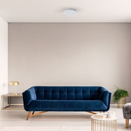 LED badrumstaklampa MARLON LED/36W/230V Ø 30 cm IP54 vit