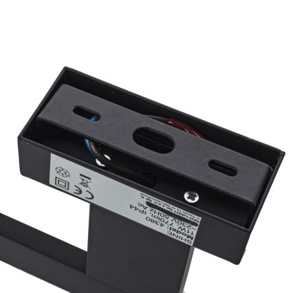 LED badrumsvägglampa SHINE LED/11W/230V 45 cm IP44 svart