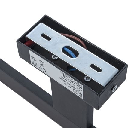 LED badrumsvägglampa SHINE LED/7W/230V 30 cm IP44 svart