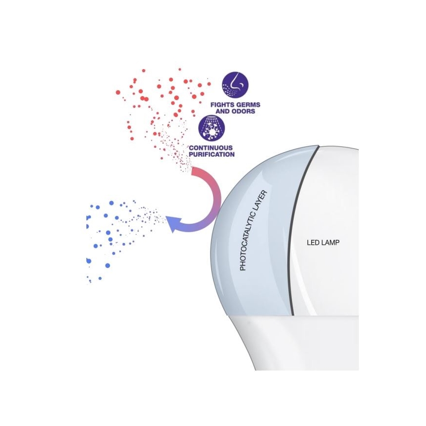 LED Bakteriedödande glödlampa  A100 E27/13W/230V 4000K - Osram