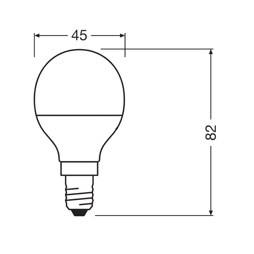 LED Bakteriedödande glödlampa  P40 E14/4,9W/230V 4000K - Osram