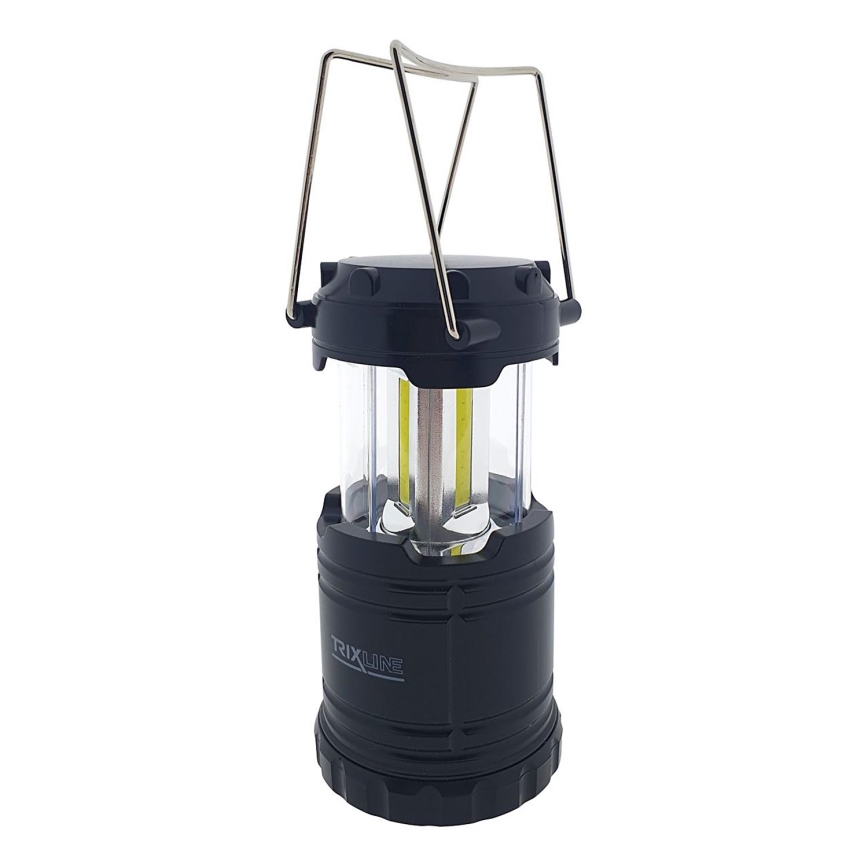 LED Bärbar camping lampa 3xLED/3W/3xAAA 6400K