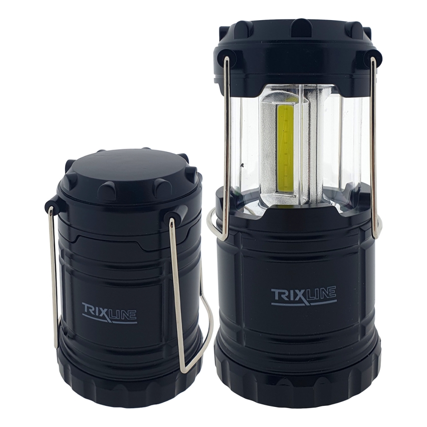 LED Bärbar camping lampa 3xLED/3W/3xAAA 6400K