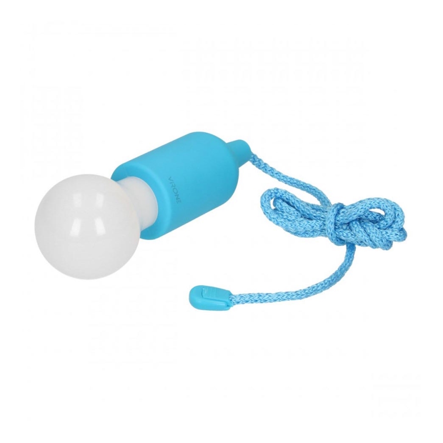 LED bärbar lampa LED/1W/ 3xAAA blå