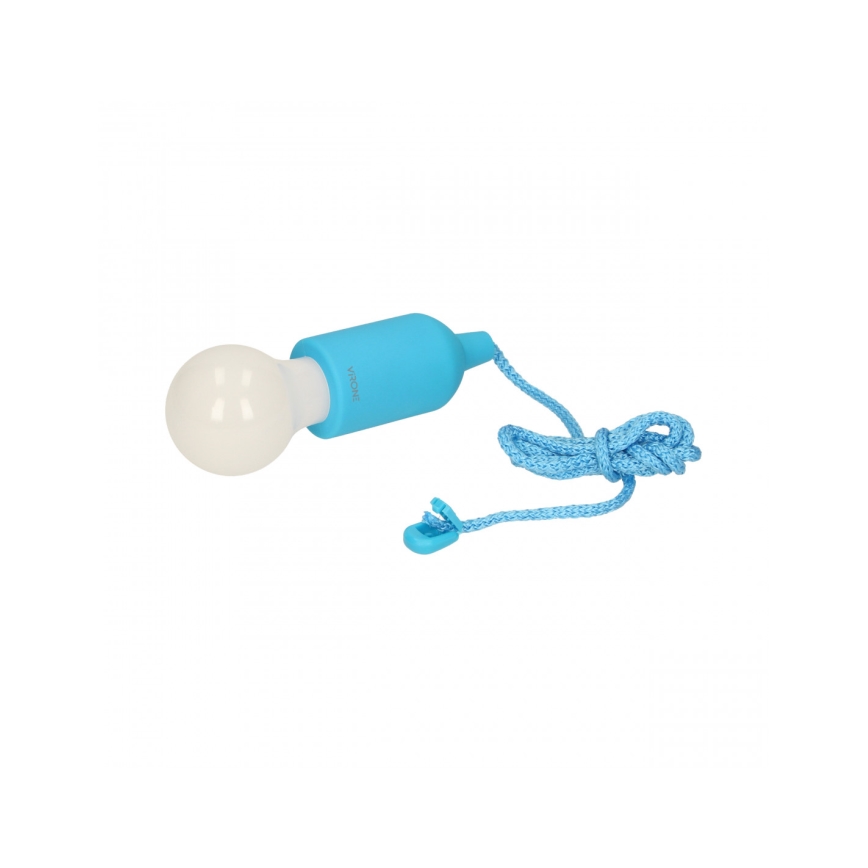 LED bärbar lampa LED/1W/ 3xAAA blå