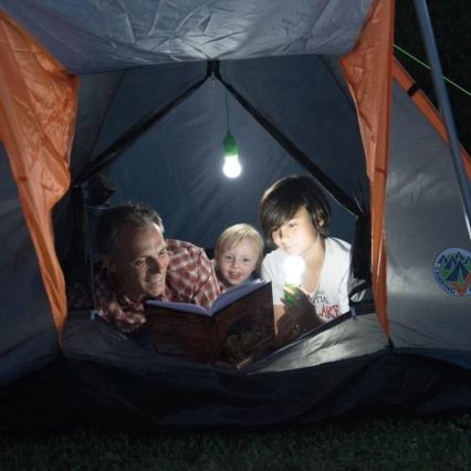 LED bärbar lampa LED/1W/ 3xAAA blå