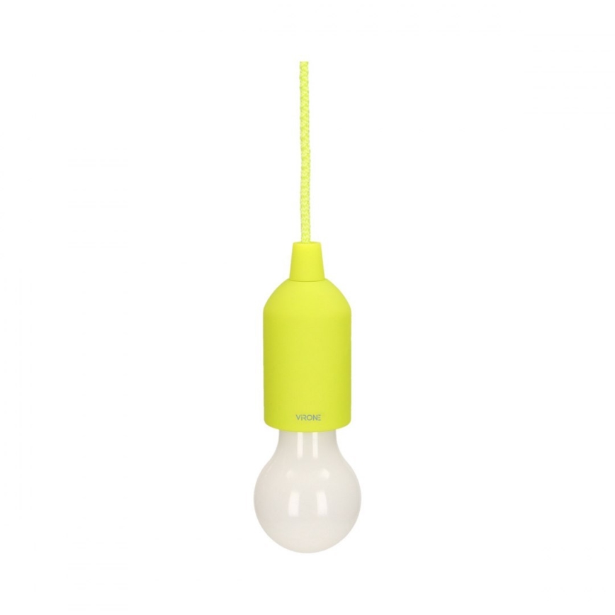LED bärbar lampa LED/1W/ 3xAAA grön
