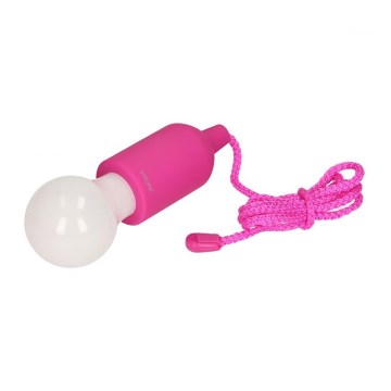 LED bärbar lampa LED/1W/ 3xAAA rosa