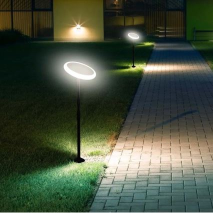 LED Bärbar solcell lampa TRÄDGÅRDS LED/8W/5V 60-129 cm 4000K IP65