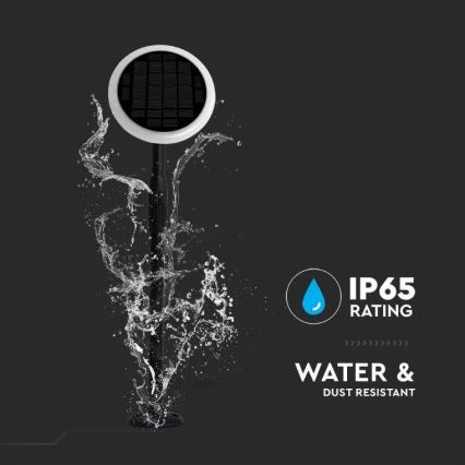 LED Bärbar solcell lampa TRÄDGÅRDS LED/8W/5V 60-129 cm 4000K IP65