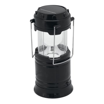 LED Bärbar solcellslampa LED/1200mAh svart