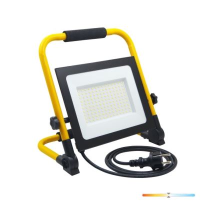 LED bärbar strålkastare TIGRA LED/100W/4000K IP54 svart/gul