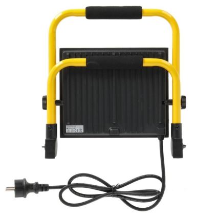 LED bärbar strålkastare TIGRA LED/100W/4000K IP54 svart/gul