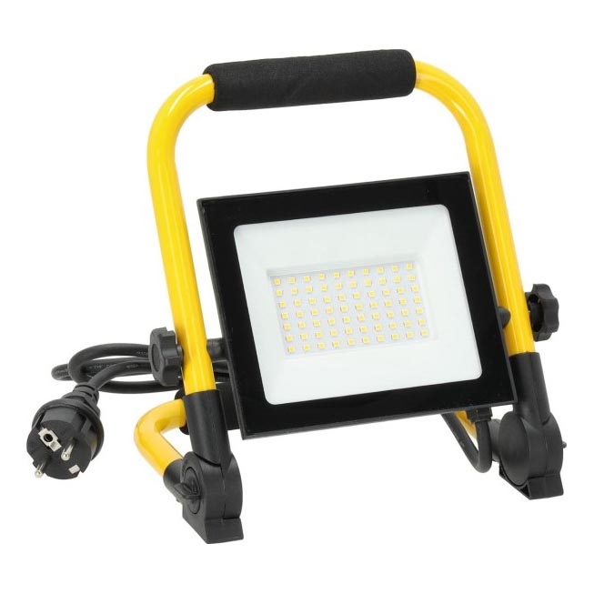 LED bärbar strålkastare TIGRA LED/50W/4000K IP54 svart/gul