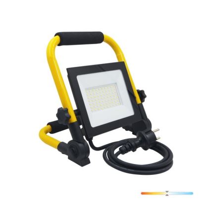 LED bärbar strålkastare TIGRA LED/50W/4000K IP54 svart/gul