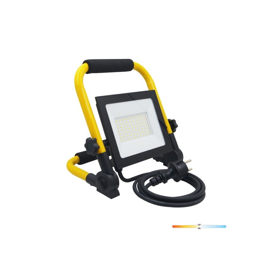 LED bärbar strålkastare TIGRA LED/50W/4000K IP54 svart/gul