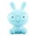 LED Barn nattlampa LED/2.5W bunny blå