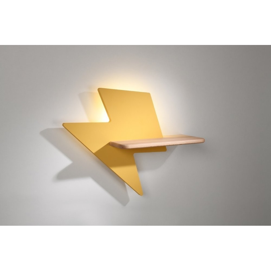 LED Barn Vägglampa med HyllbelysningNING LED/4W/230V