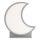 LED Barnbordslampa MOON LED/12W/230V grå