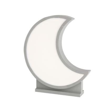 LED Barnbordslampa MOON LED/12W/230V grå