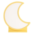 LED Barnbordslampa MOON LED/12W/230V gul
