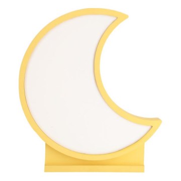 LED Barnbordslampa MOON LED/12W/230V gul