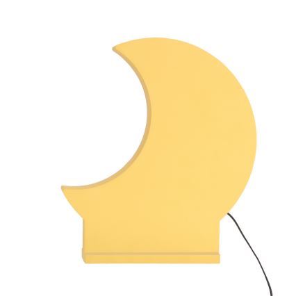 LED Barnbordslampa MOON LED/12W/230V gul