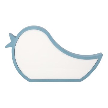 LED Barnlampa BIRD LED/12W/230V blå